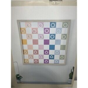 Magnetic Wall Checkers Game New Sealed 20" x 20"  room decor